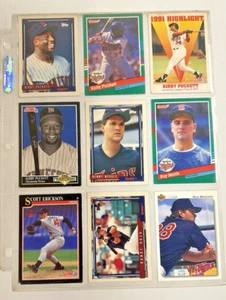 Minnesota Twins MLB Baseball Cards Collection - Kirby Puckett & Paul Sorrento - Picture 1 of 4