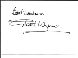 Dr Doctor Who - Gilbert Wynne signed 8" x 6" album page - The Krotons - Picture 1 of 1