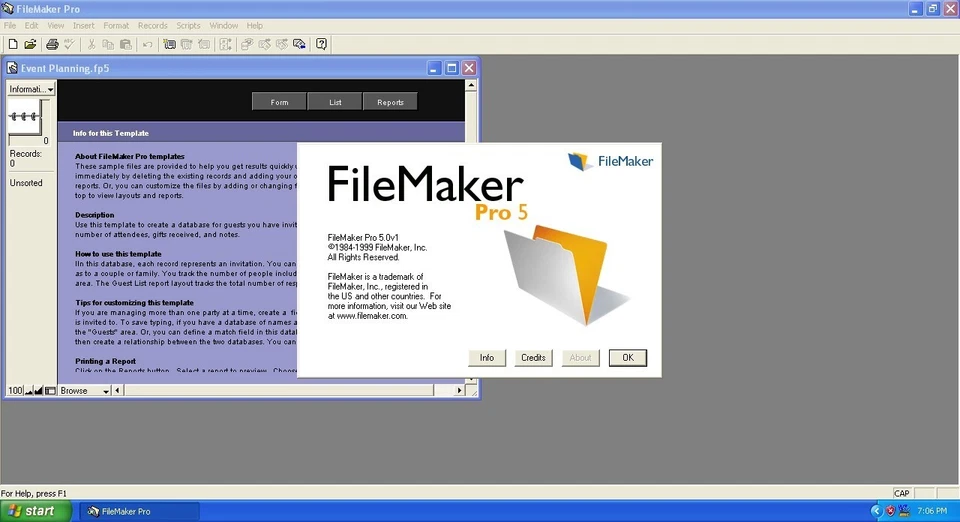 FileMaker Pro 5 Install CD ISO image with Serial Number - No CD/DVD included - Immagine 1 di 1