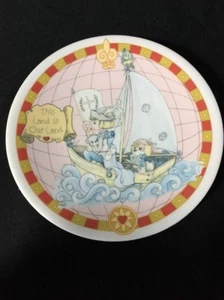 1992 Precious Moments "This Land Is Our Land" 500th Anniversary Mini Plate - Bild 1 von 7