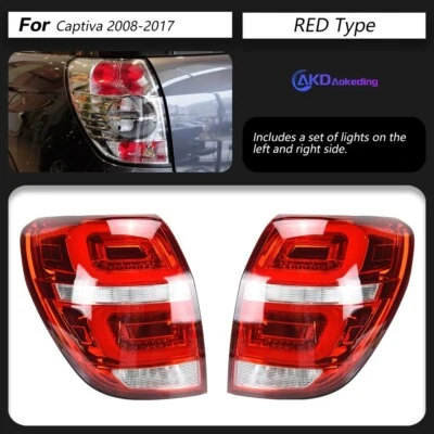 Red LED Rear Tail Light For Chevrolet Captiva 2008 2009 2010 2011-2015 - Imagen 1 de 4