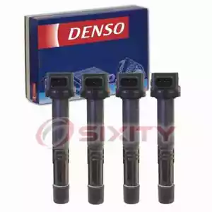 4 pc Denso Direct Ignition Coils for 2004-2005 Honda S2000 2.2L L4 Spark dk - Picture 1 of 5