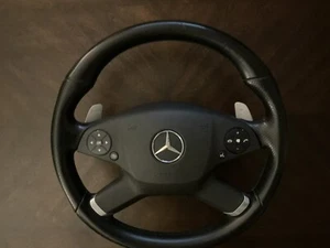 MERCEDES BENZ  E63 AMG  2010 Leather Steering  Wheel Assembly - Picture 1 of 8