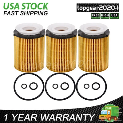 A2701800109 3x Oil Filter For Mercedes-Benz SLK300 A220 GLA250 GLC350e C300 2.0L Foto 1 de 4