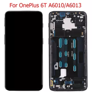 For OnePlus 6T 1+6T OLED LCD Screen Assembly Digitizer Replacement Repair Parts - Picture 1 of 8