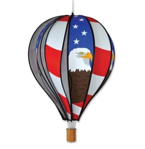 22" HOT AIR BALLOON-Patriotic Eagle Design Wind Spinner by Premier Designs - Picture 1 of 1