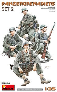 MiniArt 1/35 35484 Segunda Guerra Mundial Granaderos Panzer Alemanes Set.2 (4 Figuras) - Imagen 1 de 1