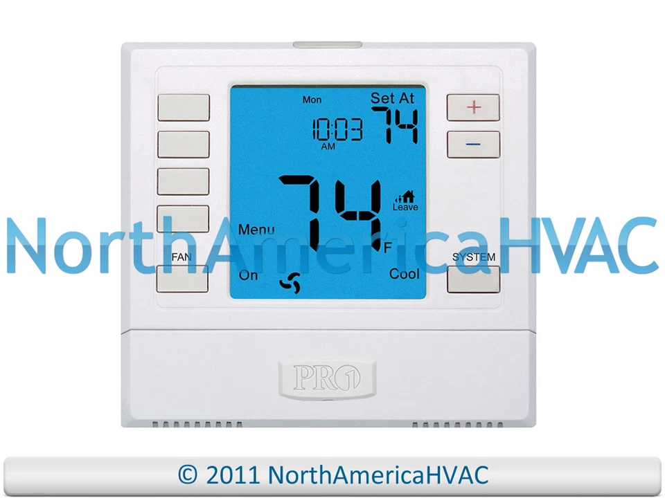 Pro1 T755 Digital  5/1/1 Day Programmable HP Thermostat 3H/2C 3 Heat 2 Cool - Image 1 of 1