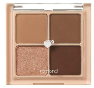 Rom&nd 03 Dry Ragras MEJOR QUE LOS OJOS 4 colores mini paleta paleta de sombras de ojos - Imagen 1 de 6
