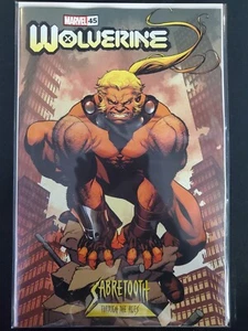 Cómics de Wolverine #45 Variante diente de sable de Marvel 2024 en muy buen estado/nuevo sin precio - Imagen 1 de 1