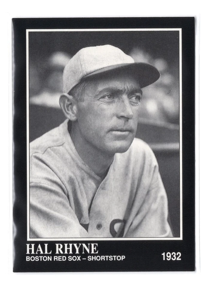 Baseball Card - 1991 Hal Rhyne 195 - Boston Red Sox Conlon MLB Vtg - Image 1 of 1