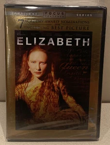 Elizabeth DVD (DVD) with Bonus Features.  Cate Blanchett.  NEW ~ Sealed - Picture 1 of 4
