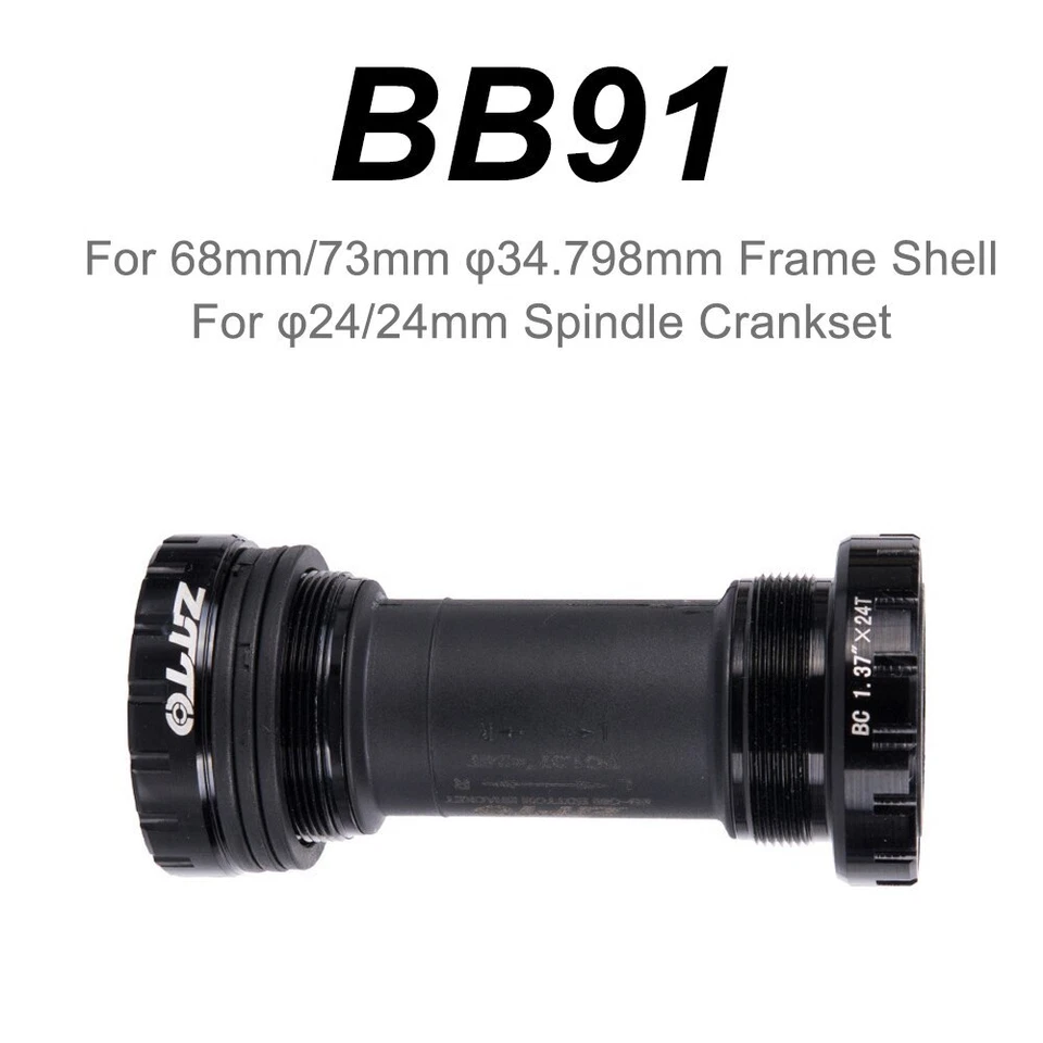 BSA Bottom Bracket 68mm 73 Thread Lock CERAMIC Bearing MTB Road Bike24mm 30 Axle - Image 1 of 4