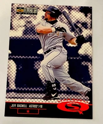 1998 Upper Deck Collector's Choice Starquest Jeff Bagwell #SQ37 HOF - Image 1 of 2
