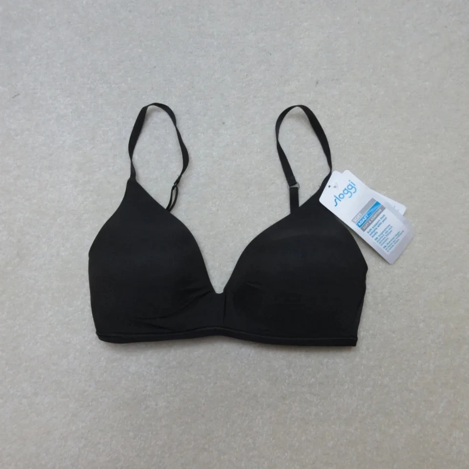 Бюстгальтер Sloggi мягкий адаптивный женский M черный регулируемая мягкая ткань комфортная поддержка - Изображение 1 из 4