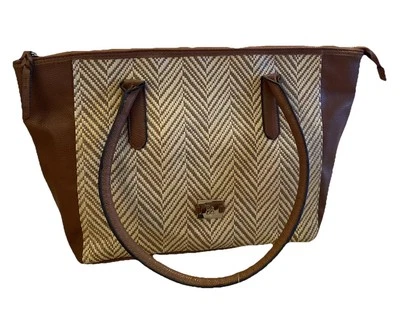 Bolso de Mano Style & Co Americana Talla Única Paja e Imitación Cuero Foto 1 de 4