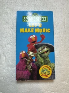 Sesame Street - Lets Make Music (VHS, 2000) Featuring Stomp - Picture 1 of 10