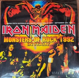 Iron Maiden - Monsters of Rock 1992 in Italy – DOPPIO 2 LP SEALED SIGILLATO RED - Picture 1 of 3
