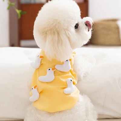 Dog Vest Spring Cool Indoor Outdoor Use Clothes Sweatshirt Summer Outfit - Image 1 of 4