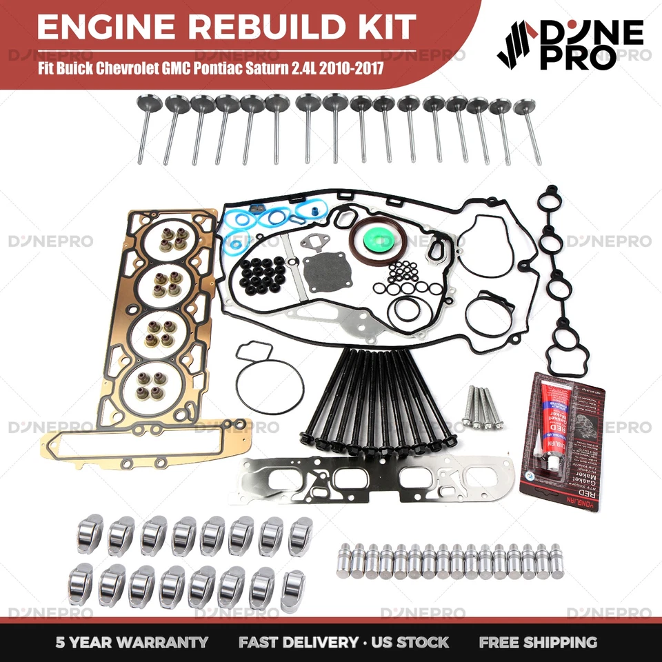 Kit de pernos de junta de elevadores de brazos basculantes de válvula de reconstrucción del motor para Chevrolet HHR 2,4 L Foto 1 de 4