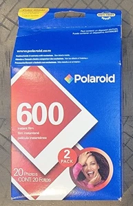 Vintage Polaroid 600 Instant Film 20 Photos Set Of 2 New SEALED Expired 02/09 - Picture 1 of 6