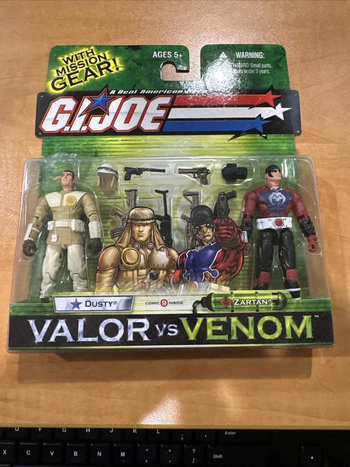 G.I. Набор экшн-фигурок Joe Venom vs Valor Dusty & Zartan Hasbro - Изображение 1 из 1