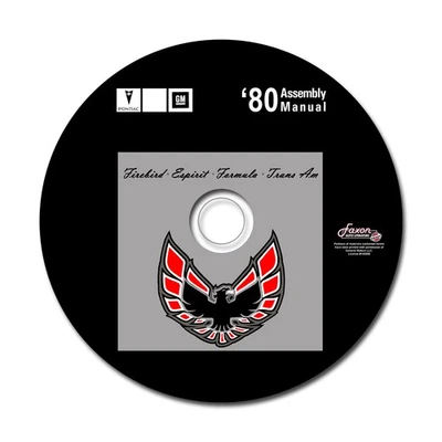 1980 Firebird E Trans Am Montaggio Manuale CD Utile 1978-1979 Pontiac Fabbrica - Immagine 1 di 2
