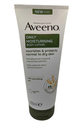 Aveeno Daily Moisturising Body Lotion 200ml Normal Dry Skin Clinically Proven - Image 1 of 4