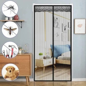 VIKY Insektenschutz Fliegengitter Balkontür Magnet, 90x210cm Insektenschutz - Bild 1 von 7
