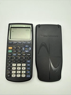 Texas Instruments TI-83 Plus Graphing Calculator Tested with Cover - Image 1 of 4
