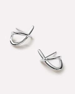 Orecchini in oro Mumreues da donna alla moda, orecchini a perno in oro 14 carati orecchini delicati - Foto 1 di 16