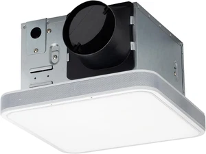 Homewerks 7148-01-AX Smart Bathroom Fan with Alexa Voice Assistant Color Changin - Picture 1 of 12