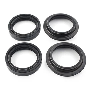 4X 48X60MM Motorrad-Vordergabel Stoßdämpfer Gabel Öldichtung & Staub Dichtung - Picture 1 of 5