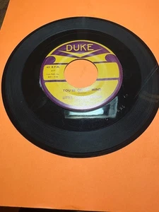 TEXAS R&B 45 Purple/Yellow DUKE 317- LITTLE JUNIOR PARKER/ Nest Time / VG+ - Picture 1 of 2