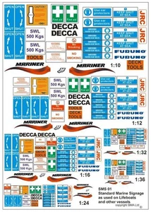 Becc Standard Marine Signage Vinyl Decals - Picture 1 of 1