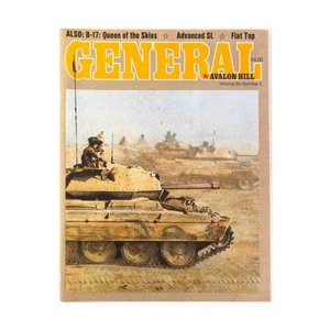Avalon Hil General Mag  Vol. 26, #5 "Up Front Variants & Map, Desert War Mag VG - Picture 1 of 2