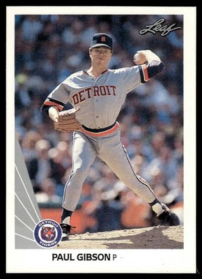 1990 Leaf Paul Gibson Detroit Tigers #298 - Image 1 of 2