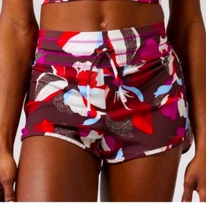 Athleta Women's Surge Swim Short Hero Bloom Floral Tropical Sz XS - Picture 1 of 10