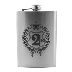 8oz 2nd Stainless Steel Flask - Picture 1 of 1