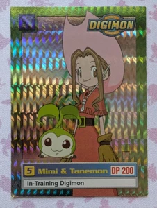 Digimon Mimi & Tanemon 8/34 Prism Foil 2000 Upper Deck - Picture 1 of 2