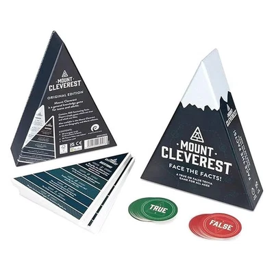 MOUNT CLEVEREST Trivia Game True Or False Travel Games Christmas Gift Fun Family - Image 1 of 4