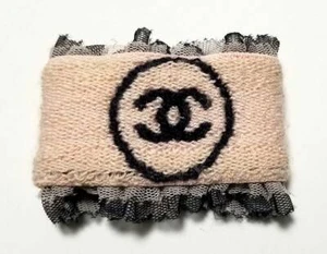 Authentic Chanel Wristband COCO Lace Pile A17947 Women Sports Bracelet - Picture 1 of 4