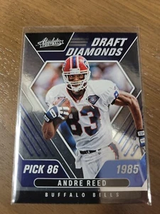 2022 Panini Absolute Football Andre Reed #DD-5 Draft Diamonds Insert- Bills - Picture 1 of 4