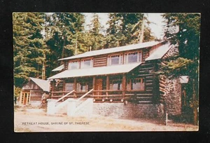 1950er Retreat Haus Schrein von St. Therese Juneau AK Postkarte Alaska - Bild 1 von 1