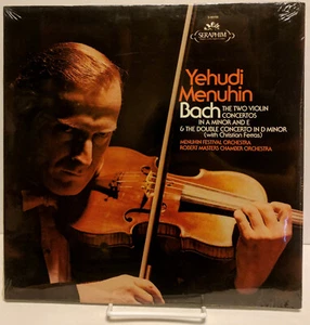 Yehudi Menuhin Bach Violin Concertos & Double Concerto, Seraphim S 60258 SEALED - Foto 1 di 2