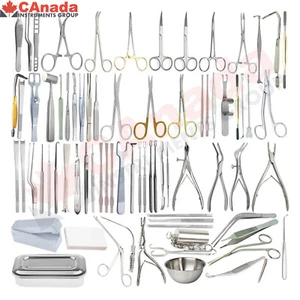 Set Chirurgia Plastica Nasale Maggiore ORL Strumenti di Rinoplastica Base da 81 Pezzi - Foto 1 di 2