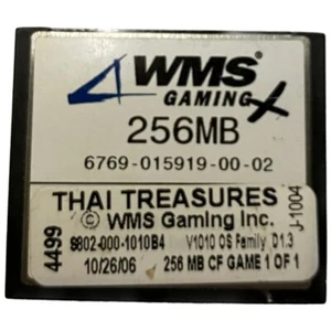 WMS Bluebird 1 Compact Flash GAME Software Thai Treasures - Picture 1 of 1