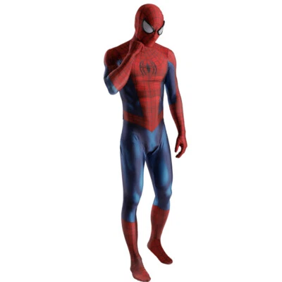 Ultimate Spider-Man Jumpsuit Spiderman Costume Adult Kids Cosplay Halloween Prop - Image 1 of 4