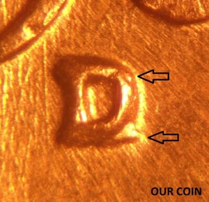 1960-D/D RPM # 33 Lincoln Cent -- Brilliant Uncirculated -- FREE Shipping - Picture 1 of 6