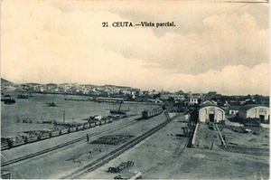 España Antigua Postal Ceuta Vista Ferrocarriles (401) - Imagen 1 de 2